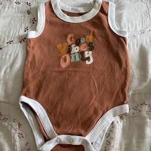 Garanimals Rust 'Good Vibes Only' Bodysuit